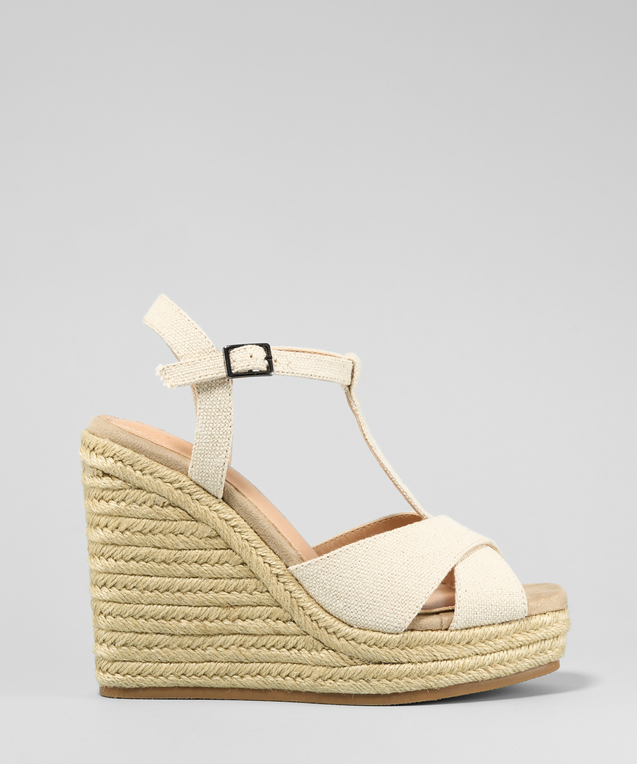 Sandalia esparto tira en T